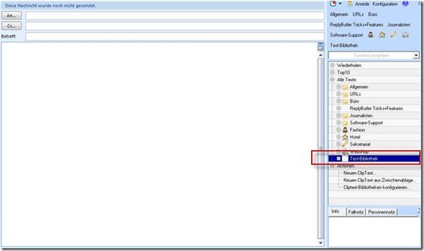 Outlook Vorlagen mit ReplyButler erstellen Screenshot 6