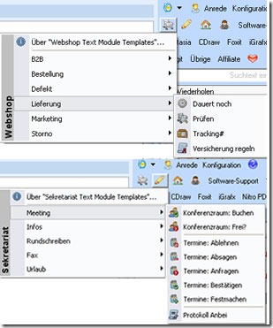Outlook Vorlage Software ReplyButler Textvorlagen